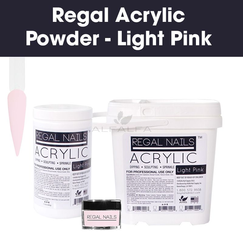 Regal Acrylic Powder - Light Pink