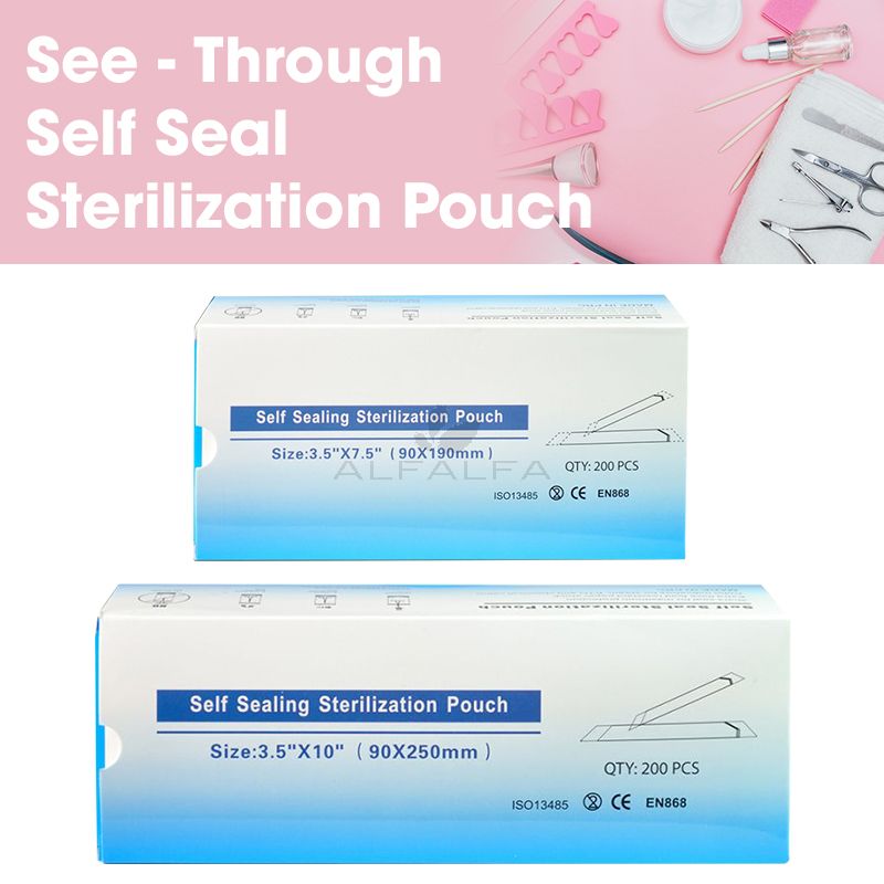 See-Through Self Seal Sterilization Pouch