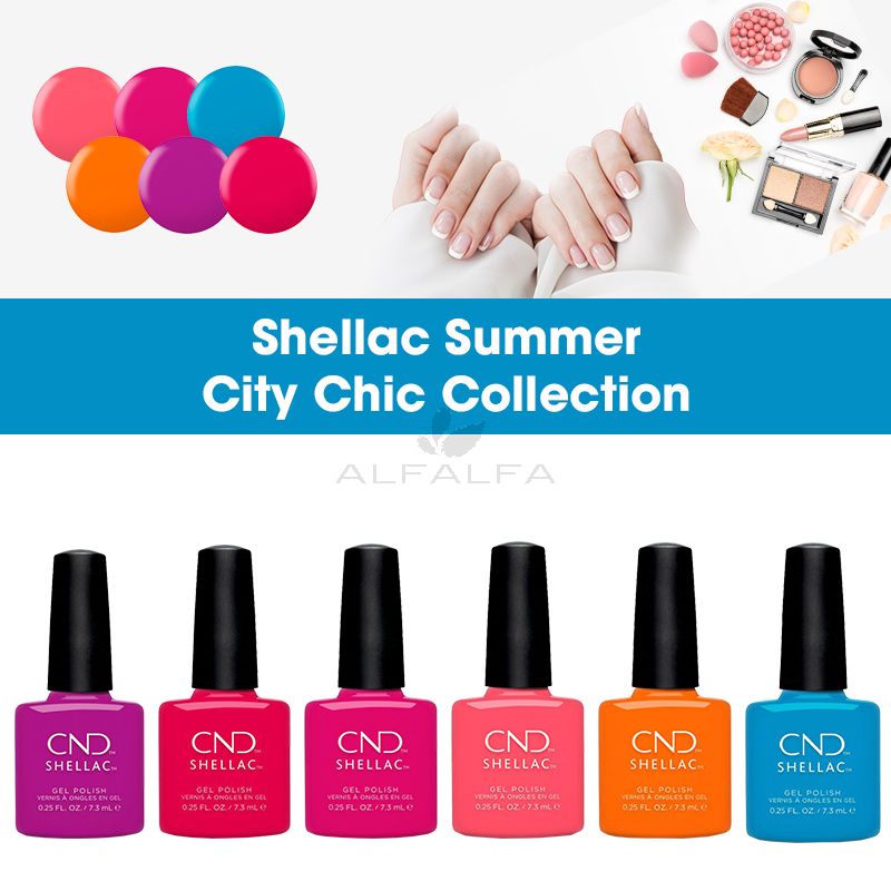 CND Shellac Summer City Chic Collection