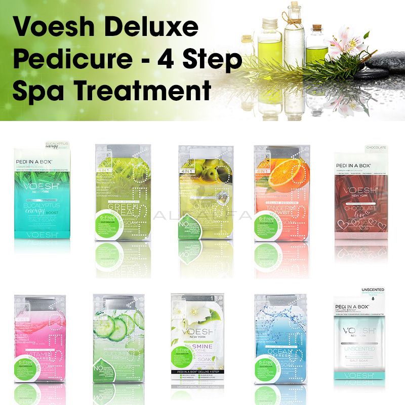 Voesh Deluxe Pedicure - 4 Step Spa Treatment