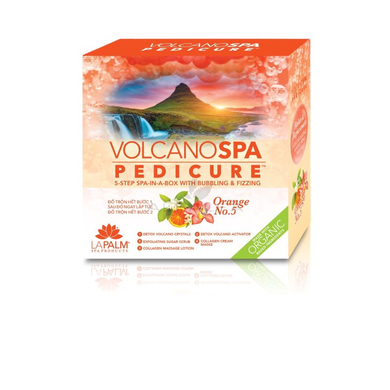 La Palm Volcano Spa Pedi - Orange No. 5