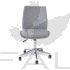 Regis Technician Chair Grey w/Chrome base