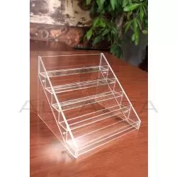 Acrylic Step Rack - 30 Bottles