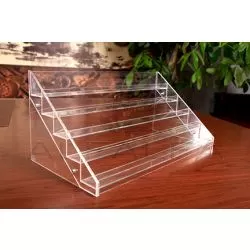 Acrylic Step Rack - 60 Bottles