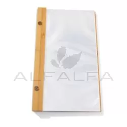 Le'K Bamboo Spa Menu Binder