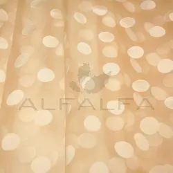 3' Pinch Pleated Polka Dot Drapery
