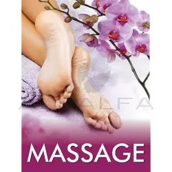 Holographic Window Decal-Massage-H-15