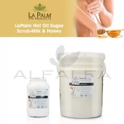 LaPalm Hot Oil Sugar Scrub-Milk & Honey
