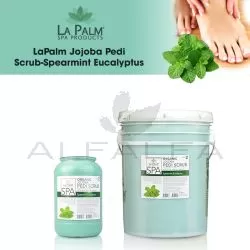 LaPalm Jojoba Pedi Scrub-Spearmint Eucalyptus