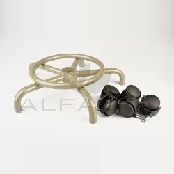 Pedi Stool Base Steel with Casters