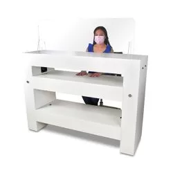 Dual QDry Table Acrylic Protective Screen