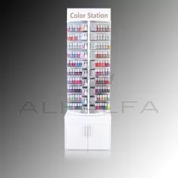 Deluxe Wooden Rotary Powder or Duo Stand Rack