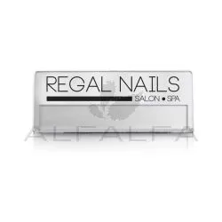 Regal Nails Name Tag & Magnet Pin