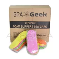 SpaGeek Non-Skid Foam Slippers - 360/bx