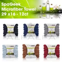 SpaGeek Microfiber Towel 29 x16 - 12ct