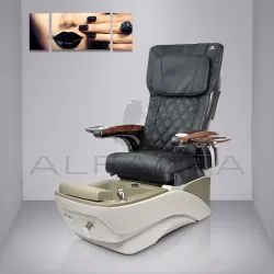 Pavia Silver Pedicure Spa w/ Installation and Jade Sink