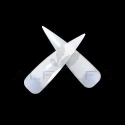 ANS Long Stiletto Half Cover Straight - Natural - #00 - 09 - 500pcs