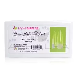 Beyond Super Gel Medium Stiletto Full Cover - #00-11-550pcs