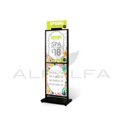 Custom Triple Sign Including Metal Stand