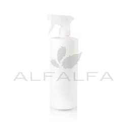 White HDPE Cylinder Round Bottle 32 oz w/Trigger Spray