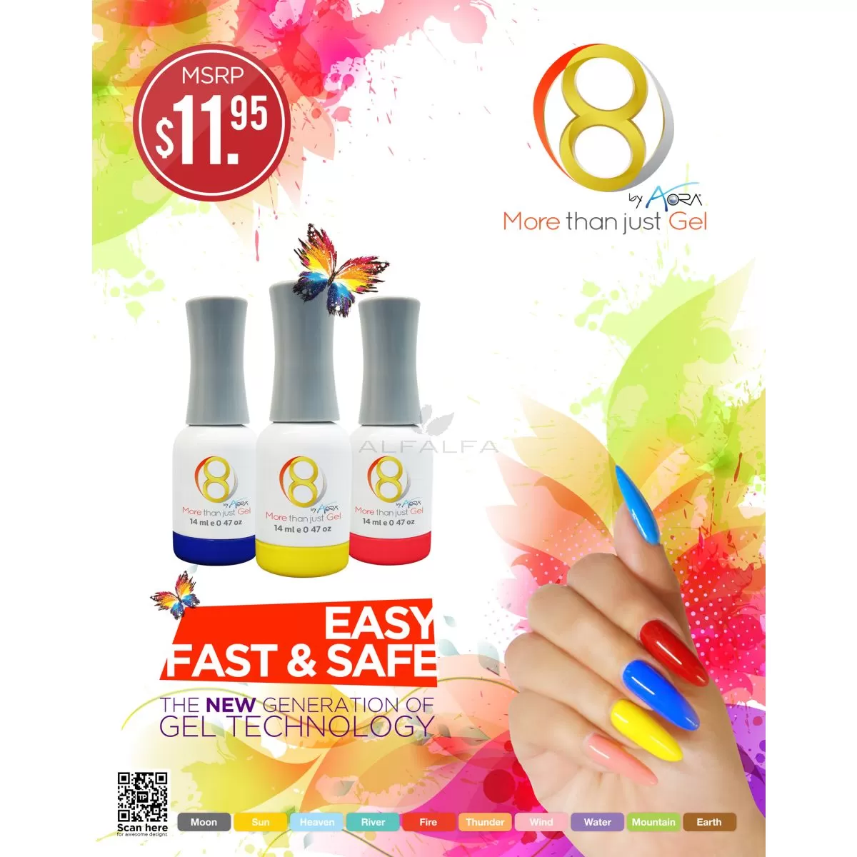 Aora 8 Gel - Heaven 4 - 14 ml