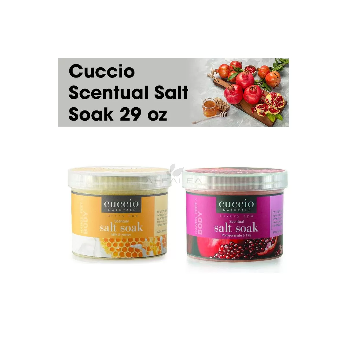 Cuccio Scentual Salt Soak 29 oz