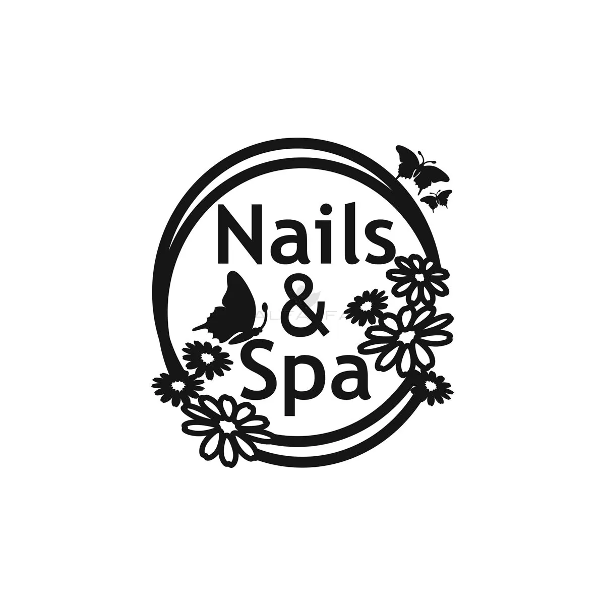 Vinyl Salon Decals-Outside