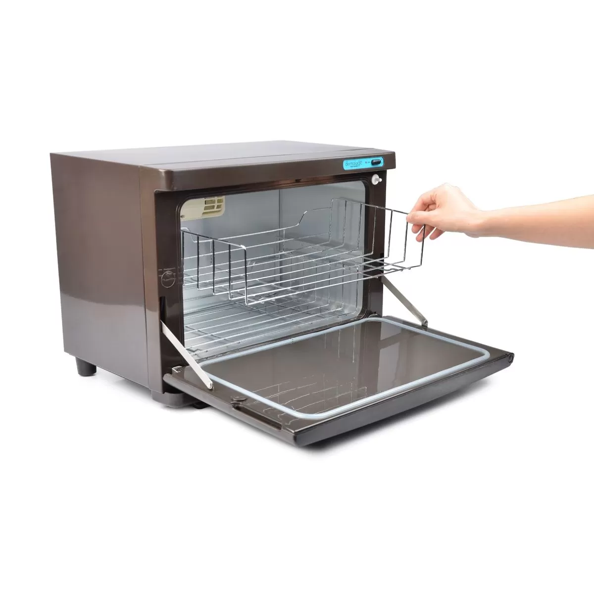 Dermalogic Wood Grain Towel Warmer w/UV Light Sterilizer 20L