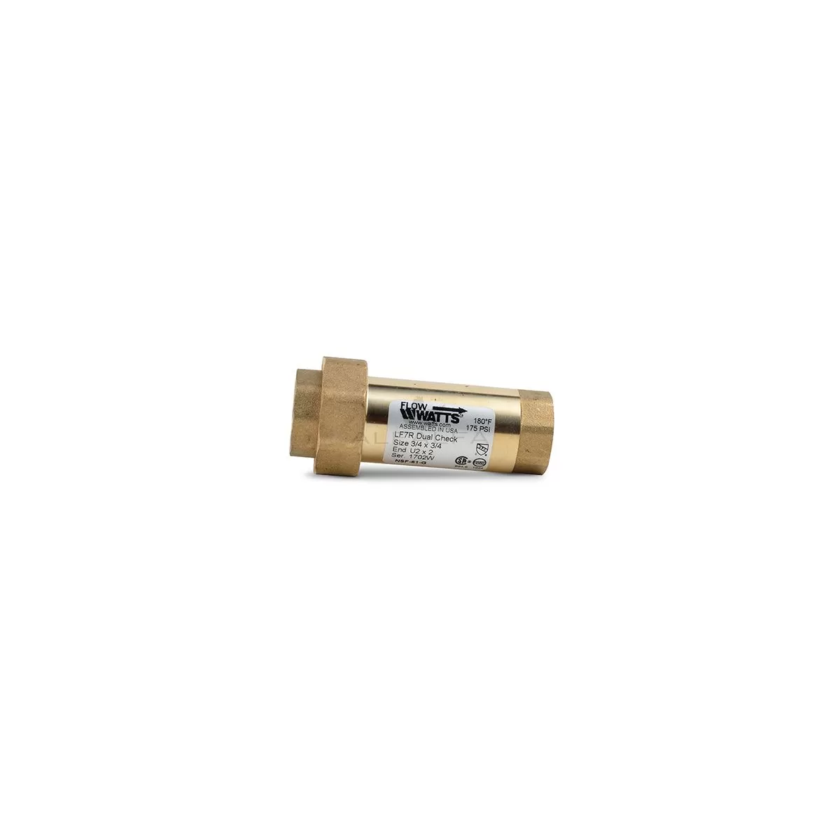 Dual Check Valve 3/4 x 3/4 - LF7R