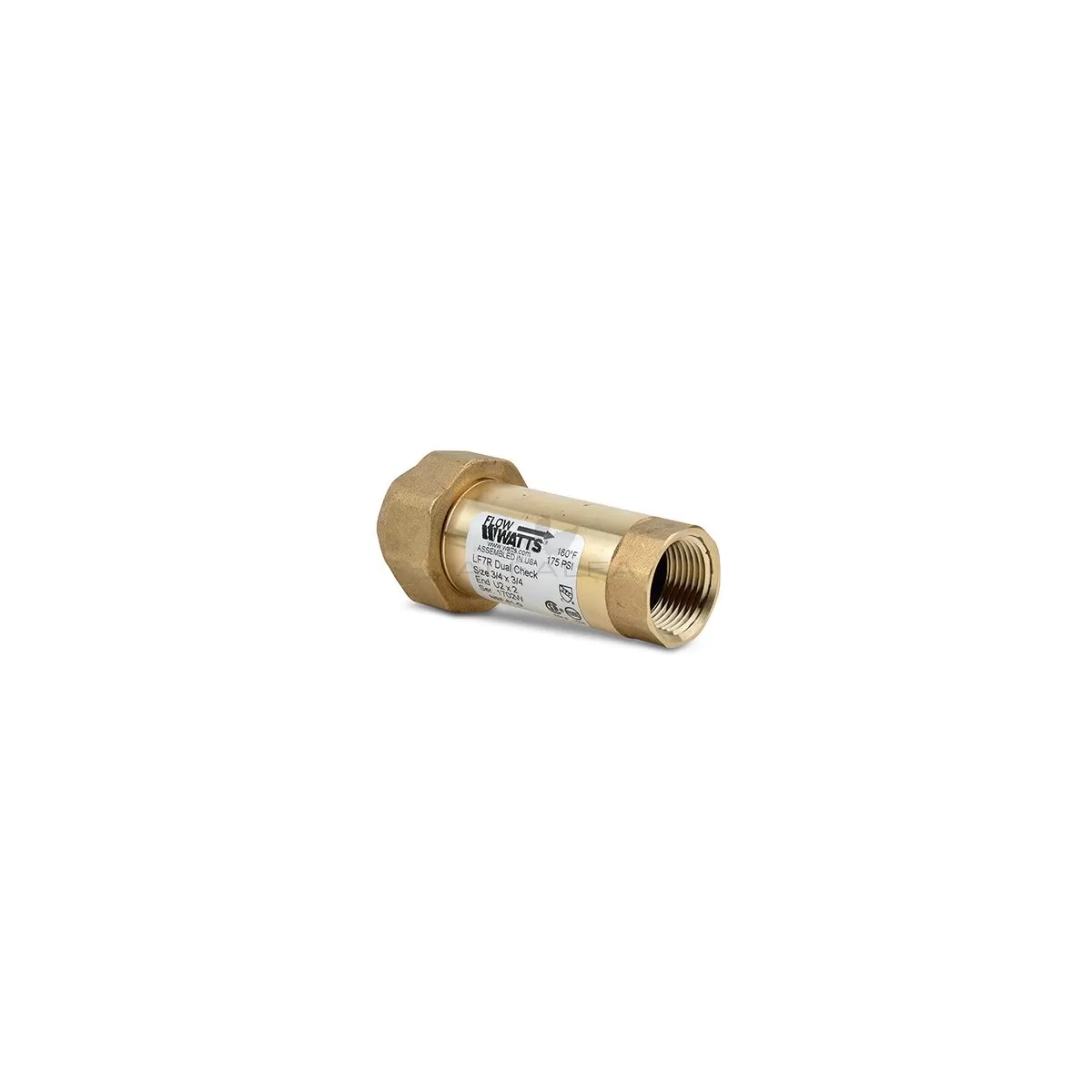 Dual Check Valve 3/4 x 3/4 - LF7R