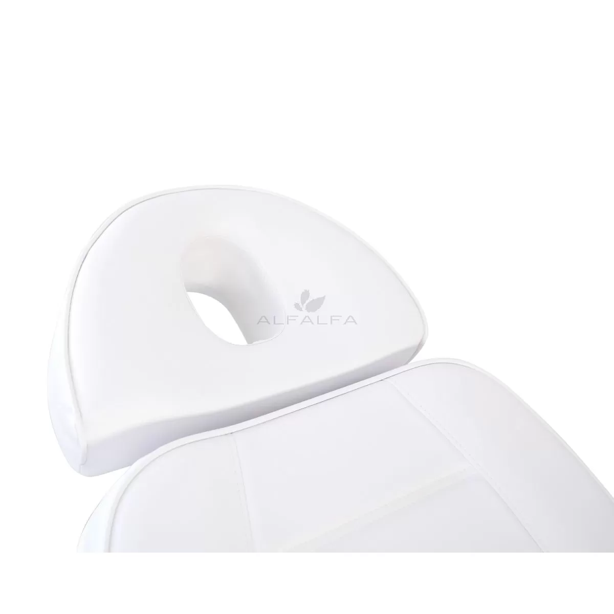 Facial Beauty Chair & Wooden Armrests w/ 3 Motors - White