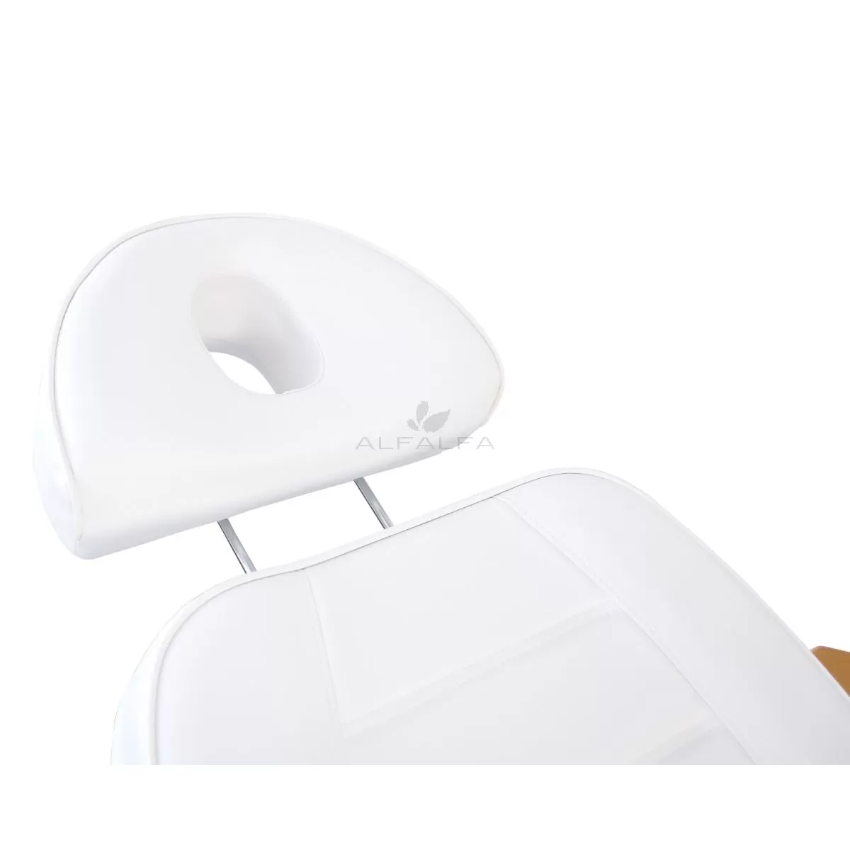 Facial Beauty Chair & Wooden Armrests w/ 3 Motors - White