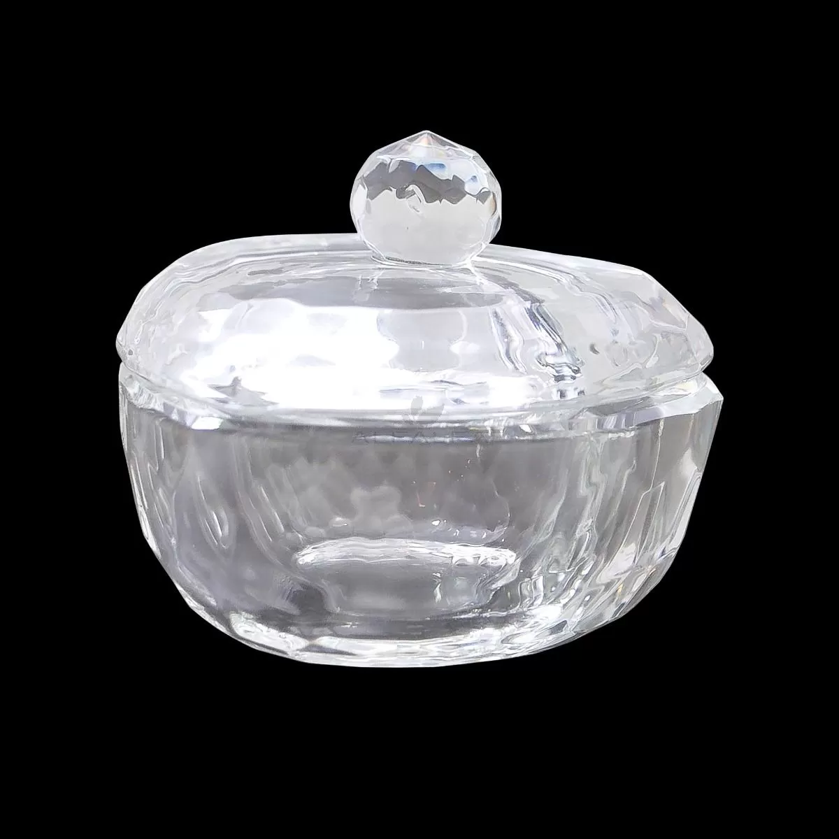 Crystal Jar - Heart Shape (Size 3 x 3)