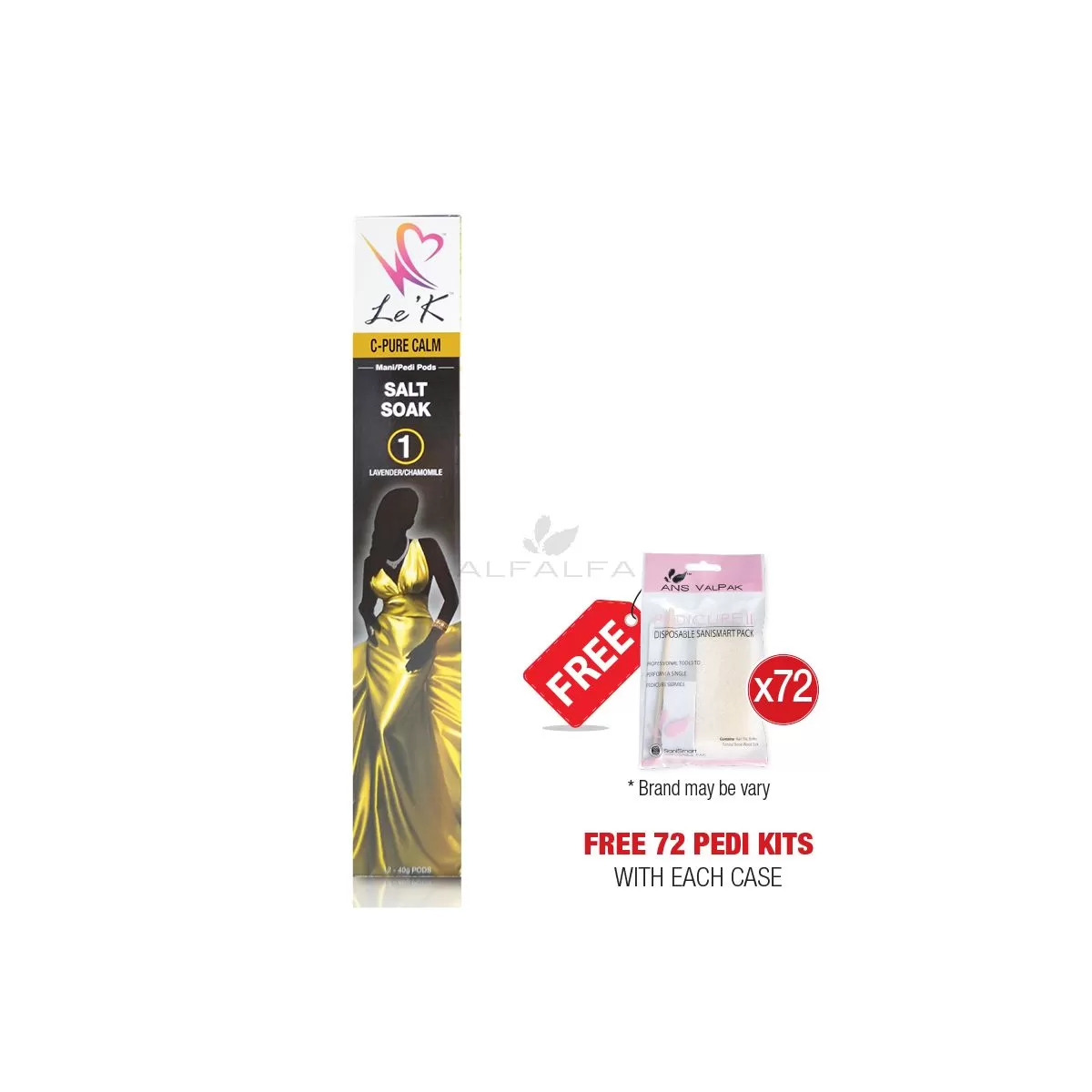 Le'K ManiPedi PODs - C Pure Calm - Step 1