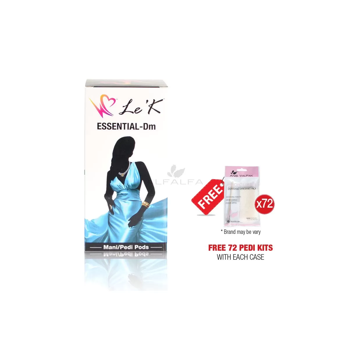 Le'K ManiPedi PODs - Essential-Dm - 4 Steps - Retail Case