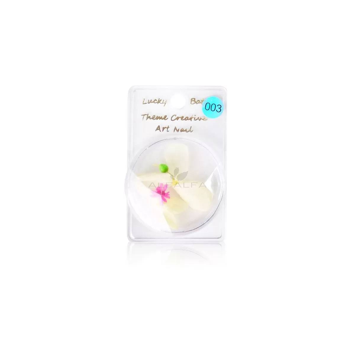 Nail Art Dry Flower Decoration - # 1 - 5  Set of 5