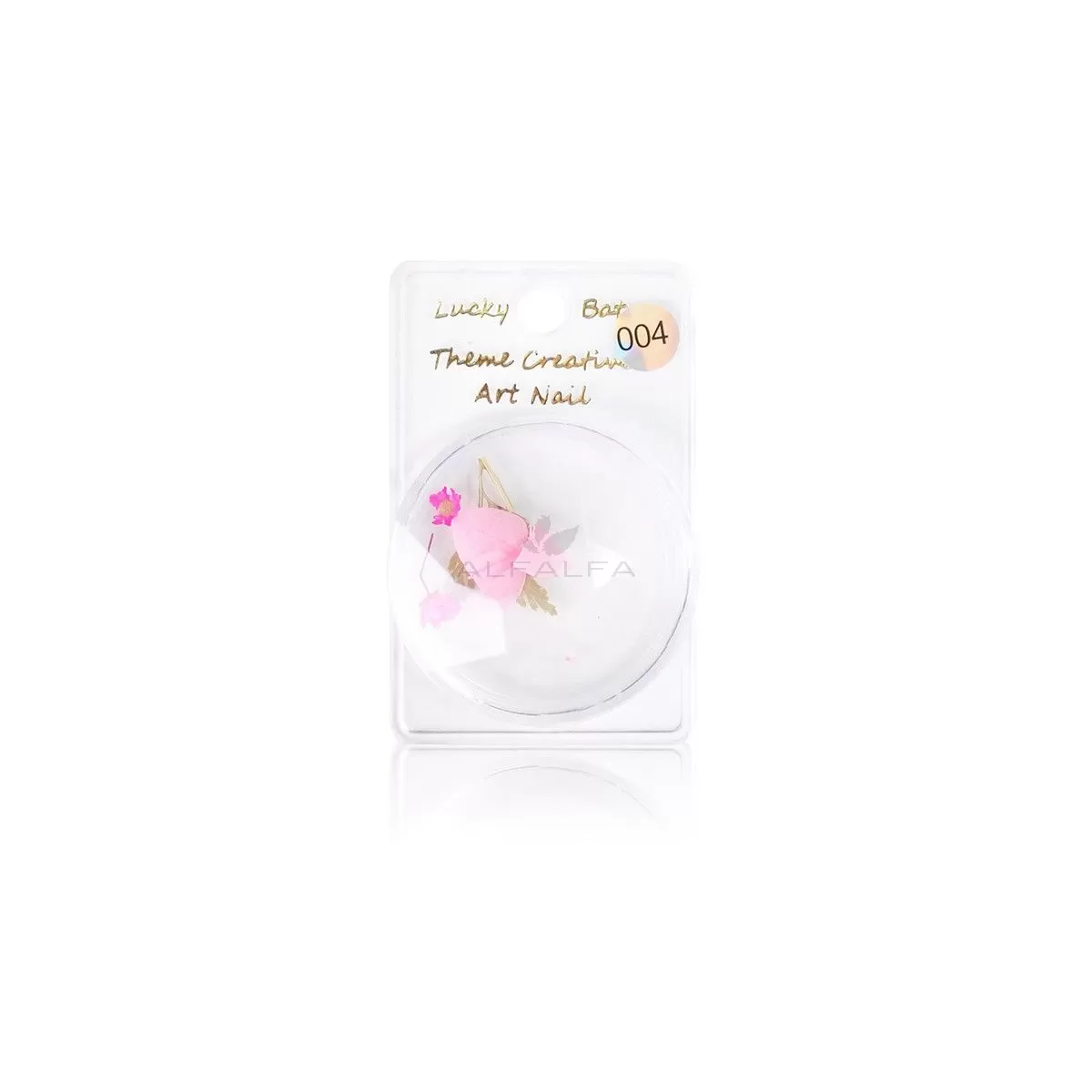 Nail Art Dry Flower Decoration - # 1 - 5  Set of 5