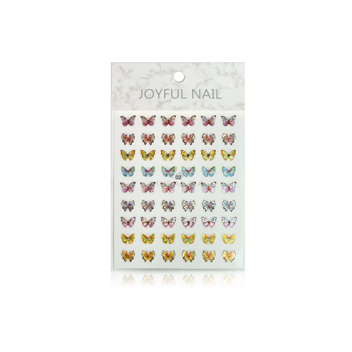Holographic Laser Butterfly Stickers