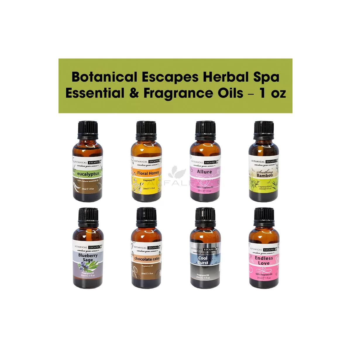 Botanical Escapes Herbal Spa Essential & Fragrance Oils – 1 oz