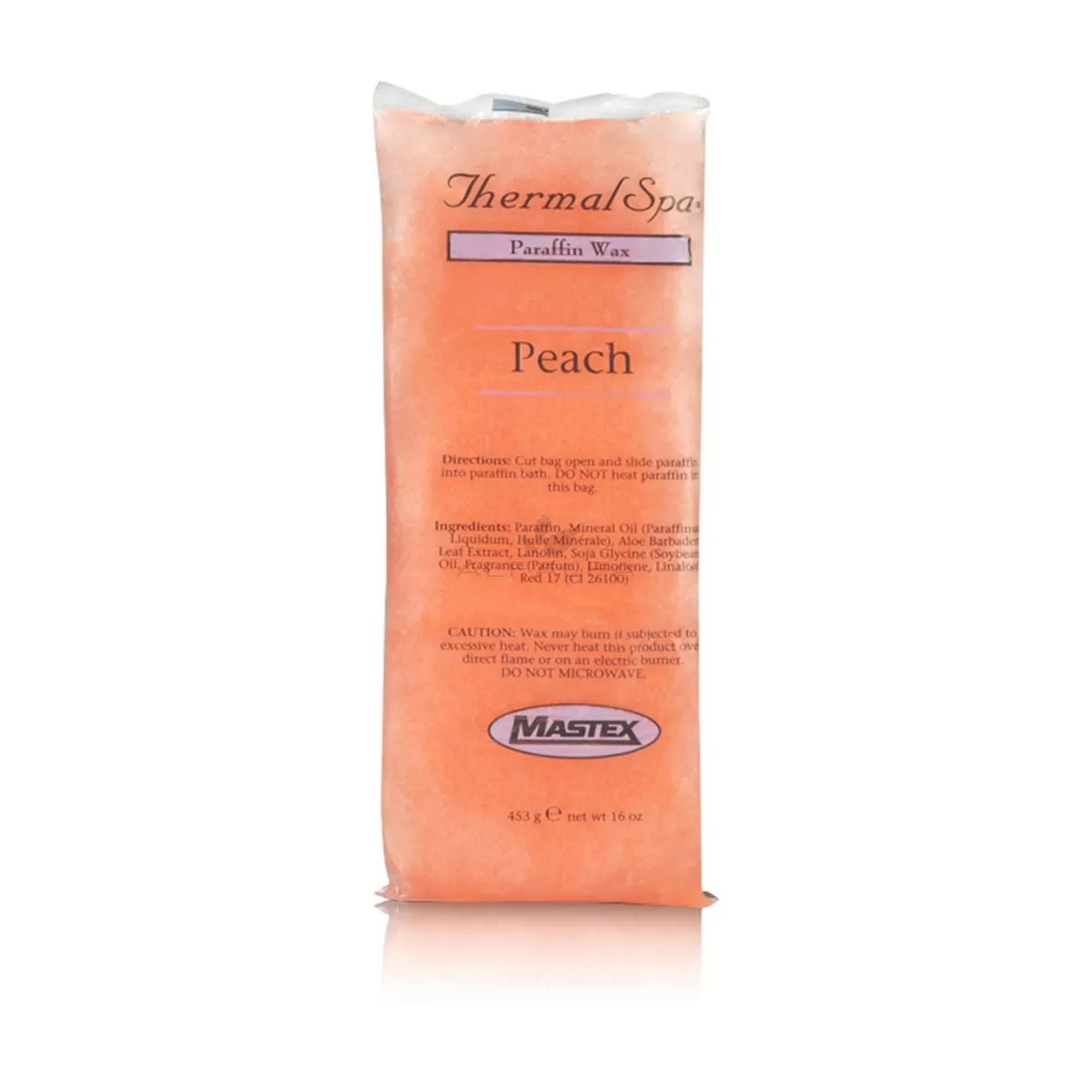 Thermal Spa Peach Paraffin Wax 