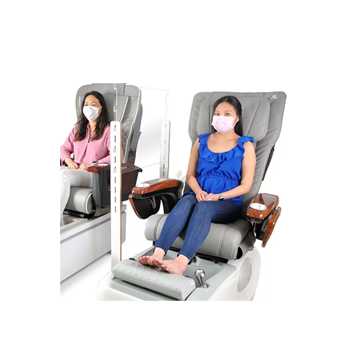 Pedispa Acrylic Divider Protective Screen