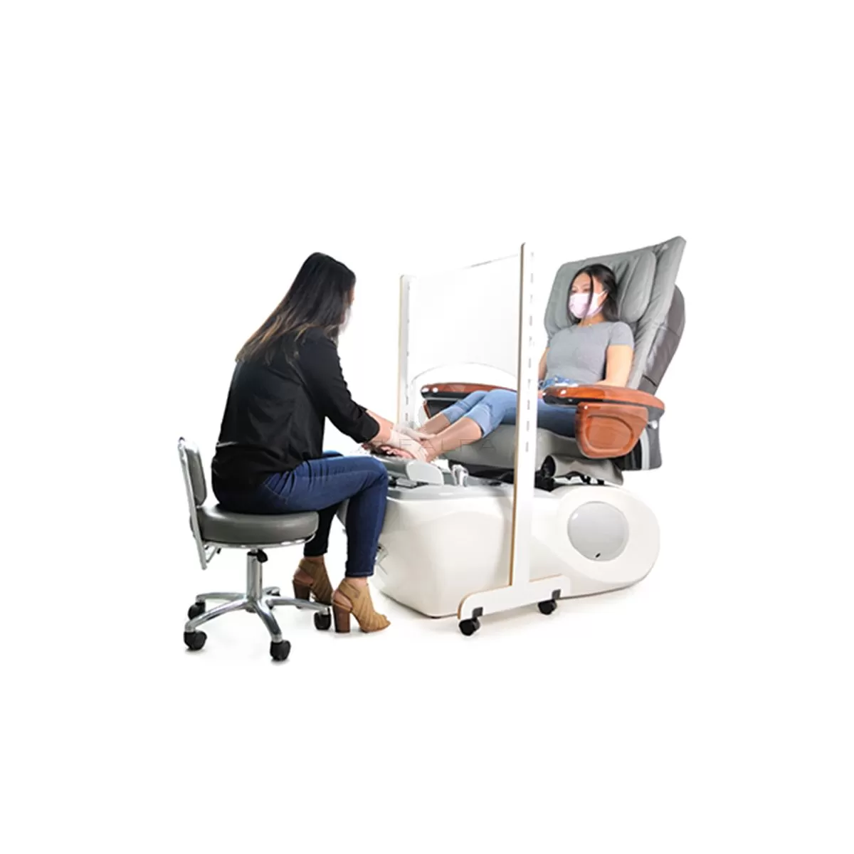 Pedispa Acrylic Protective Screen-26 inches