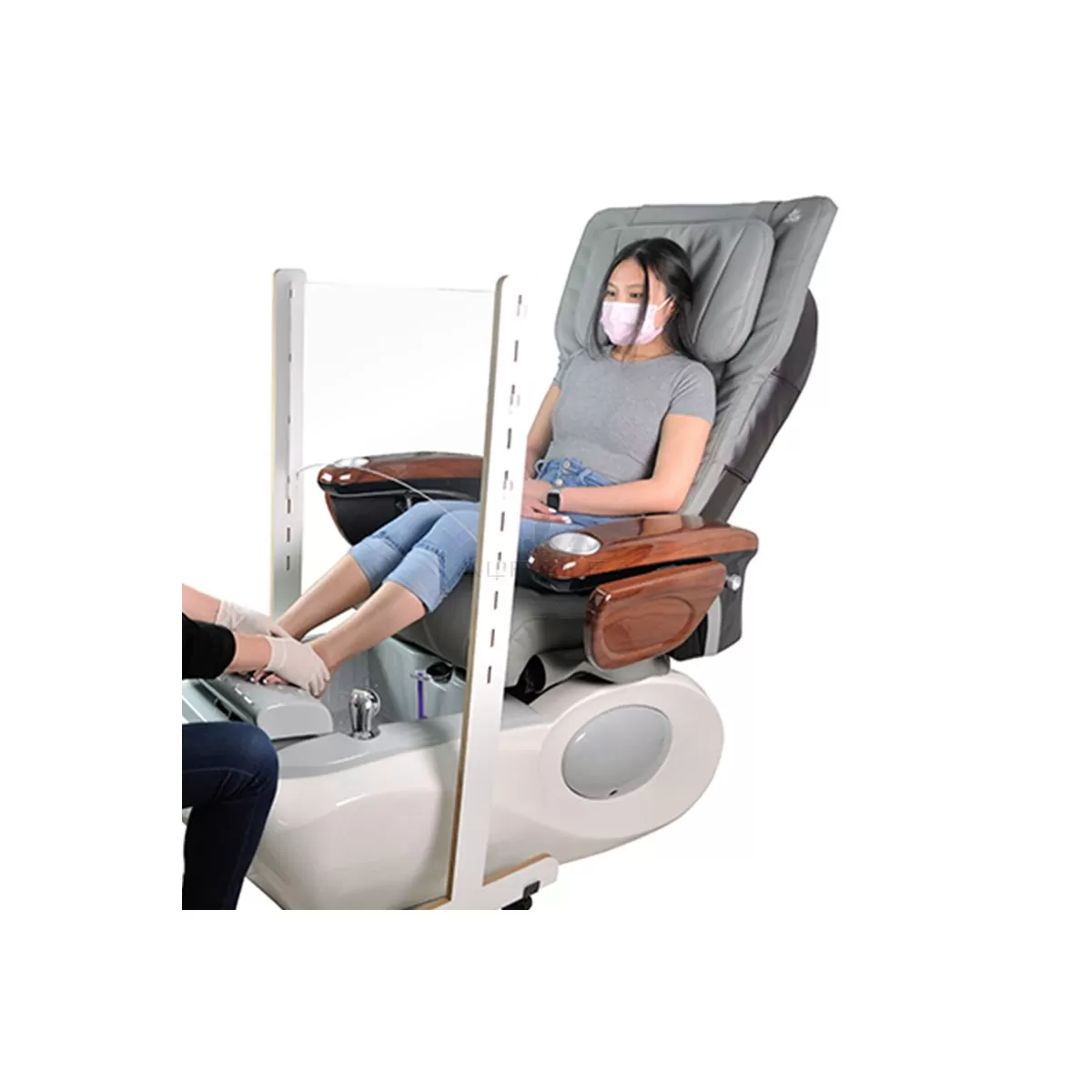 Pedispa Acrylic Protective Screen-21 inches