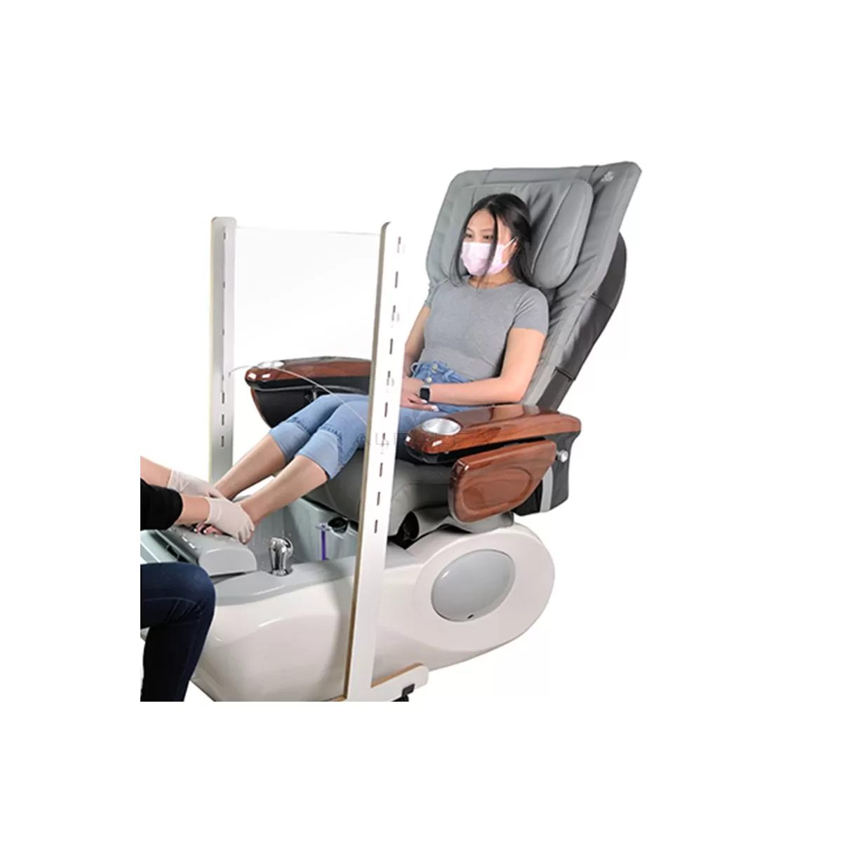Pedispa Acrylic Protective Screen-26 inches