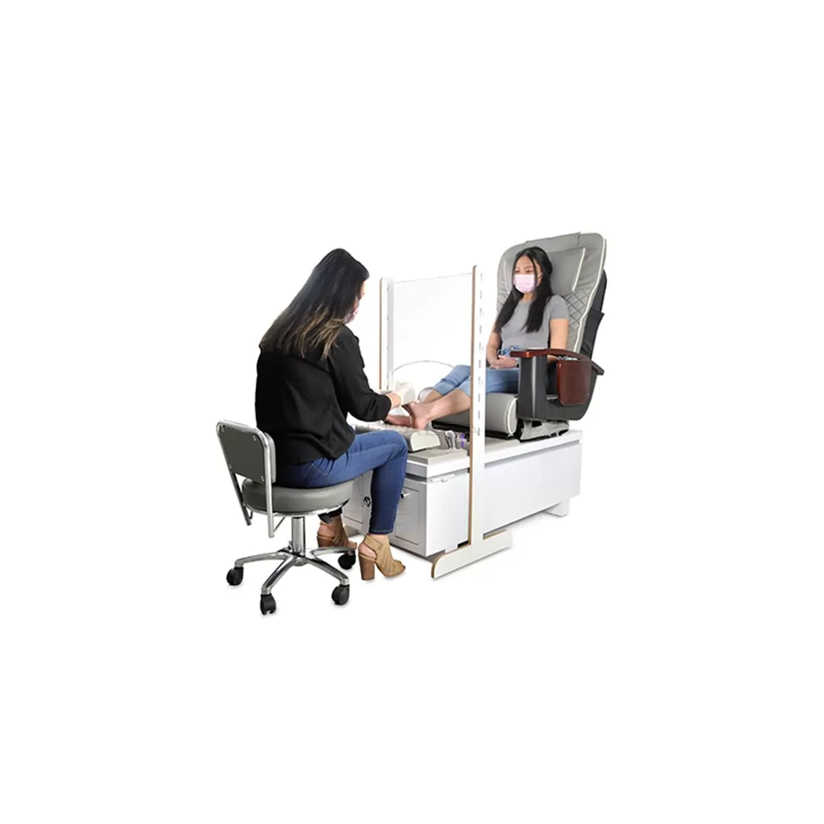 Pedispa Acrylic Protective Screen-21 inches