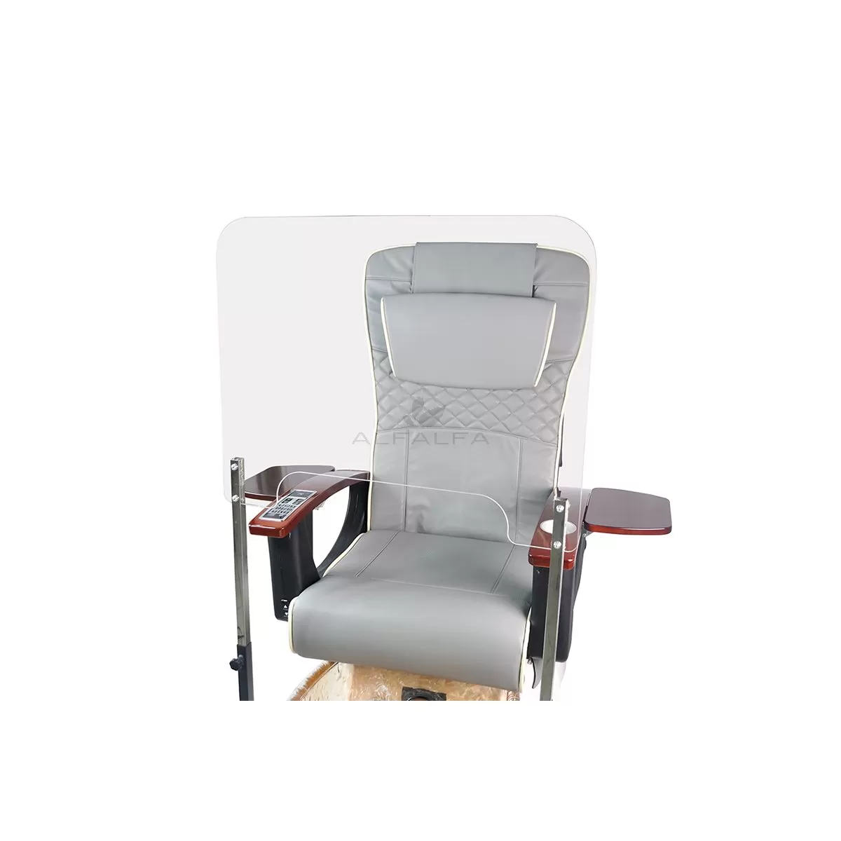 Pedispa Acrylic Protective Screen w/ Metal Stand- 30 inches