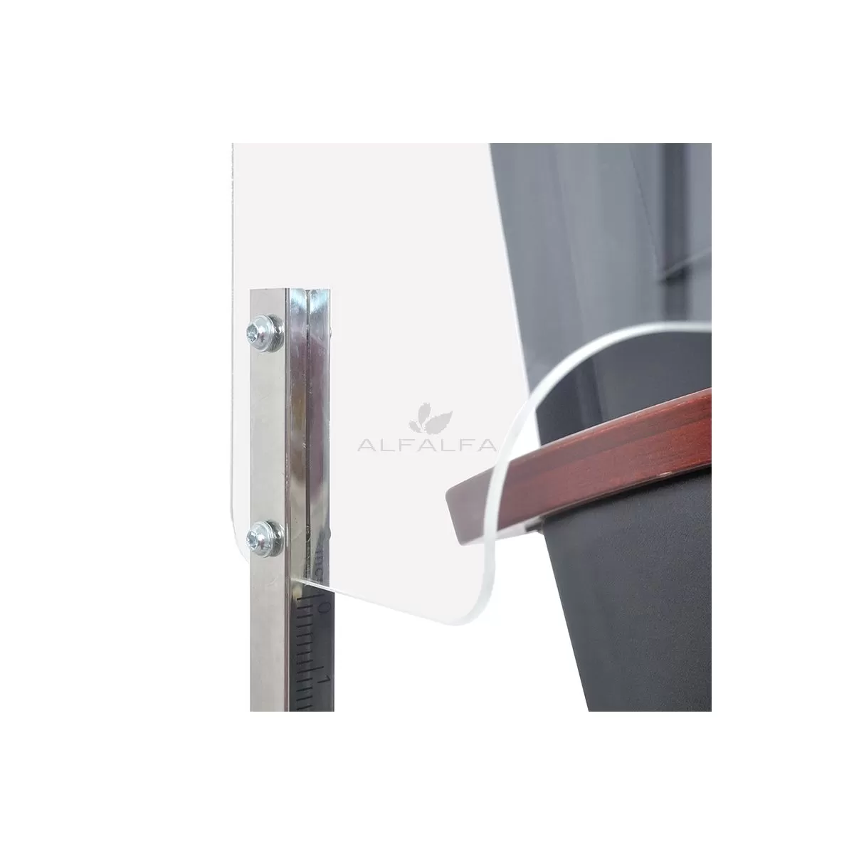 Pedispa Acrylic Protective Screen w/ Metal Stand- 30 inches