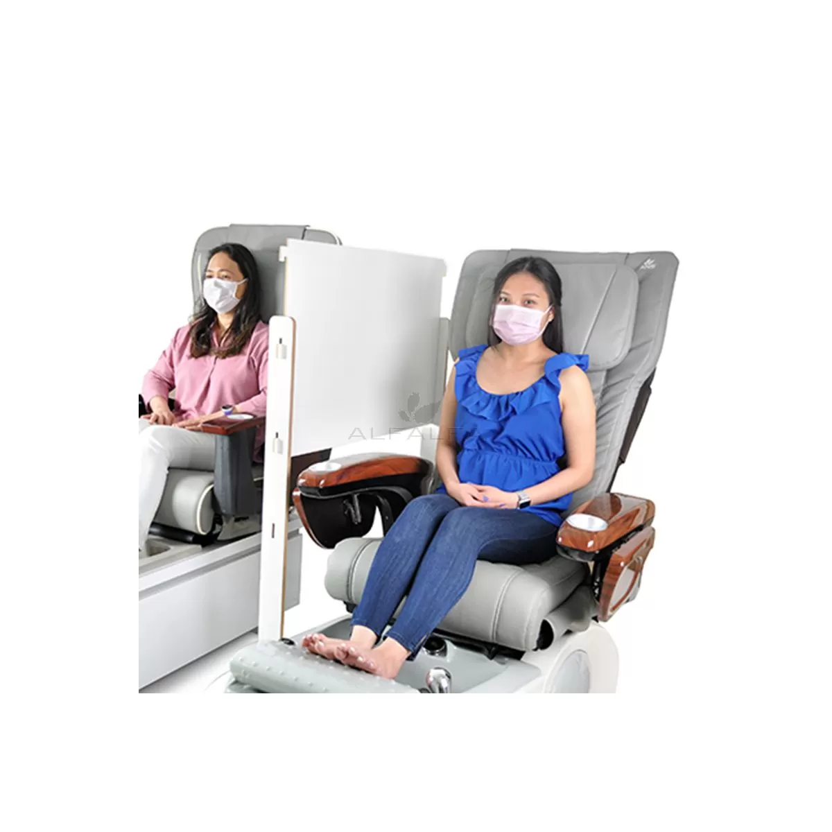 Pedispa MDF Divider Protective Screen