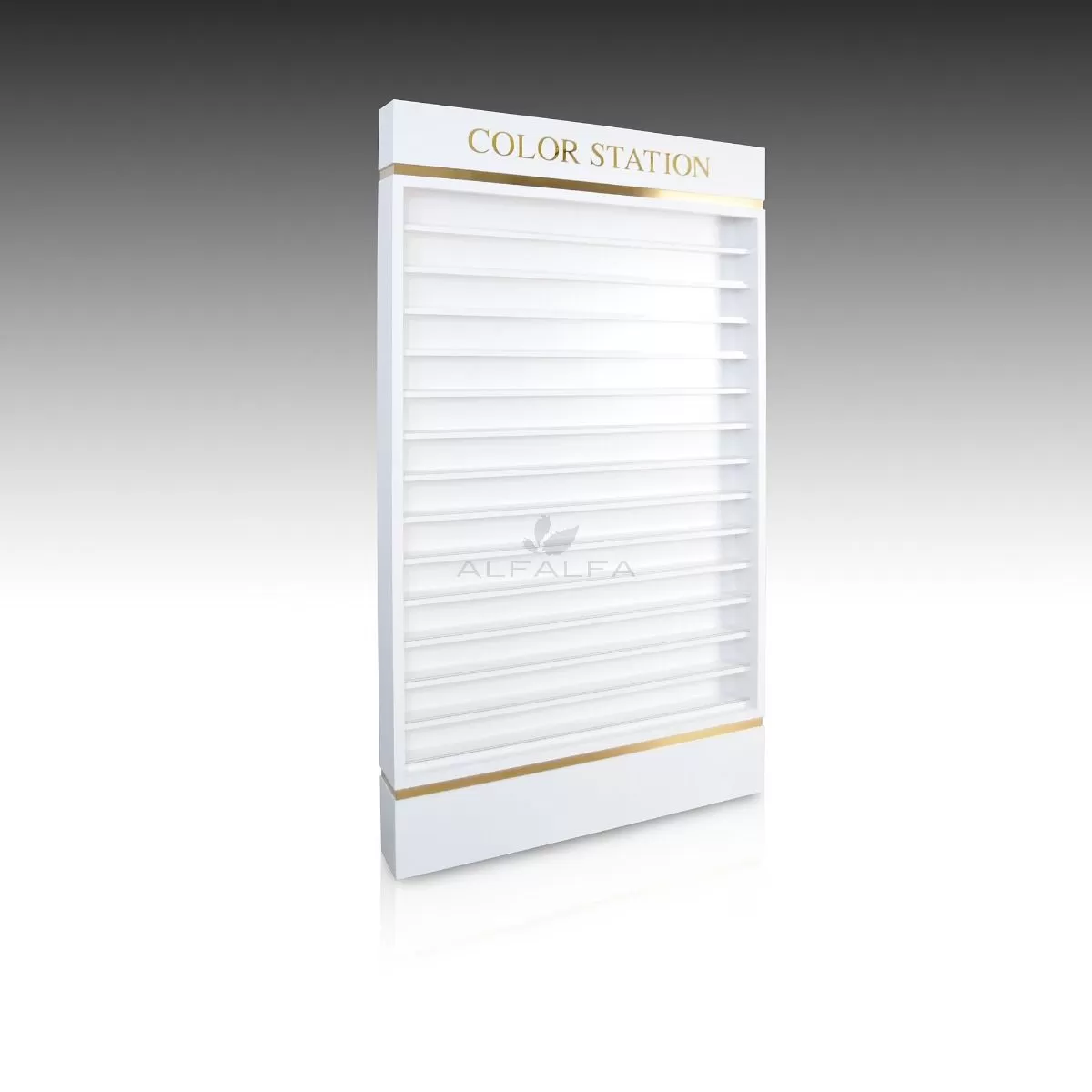 Luxus Color Stand Display - Gold