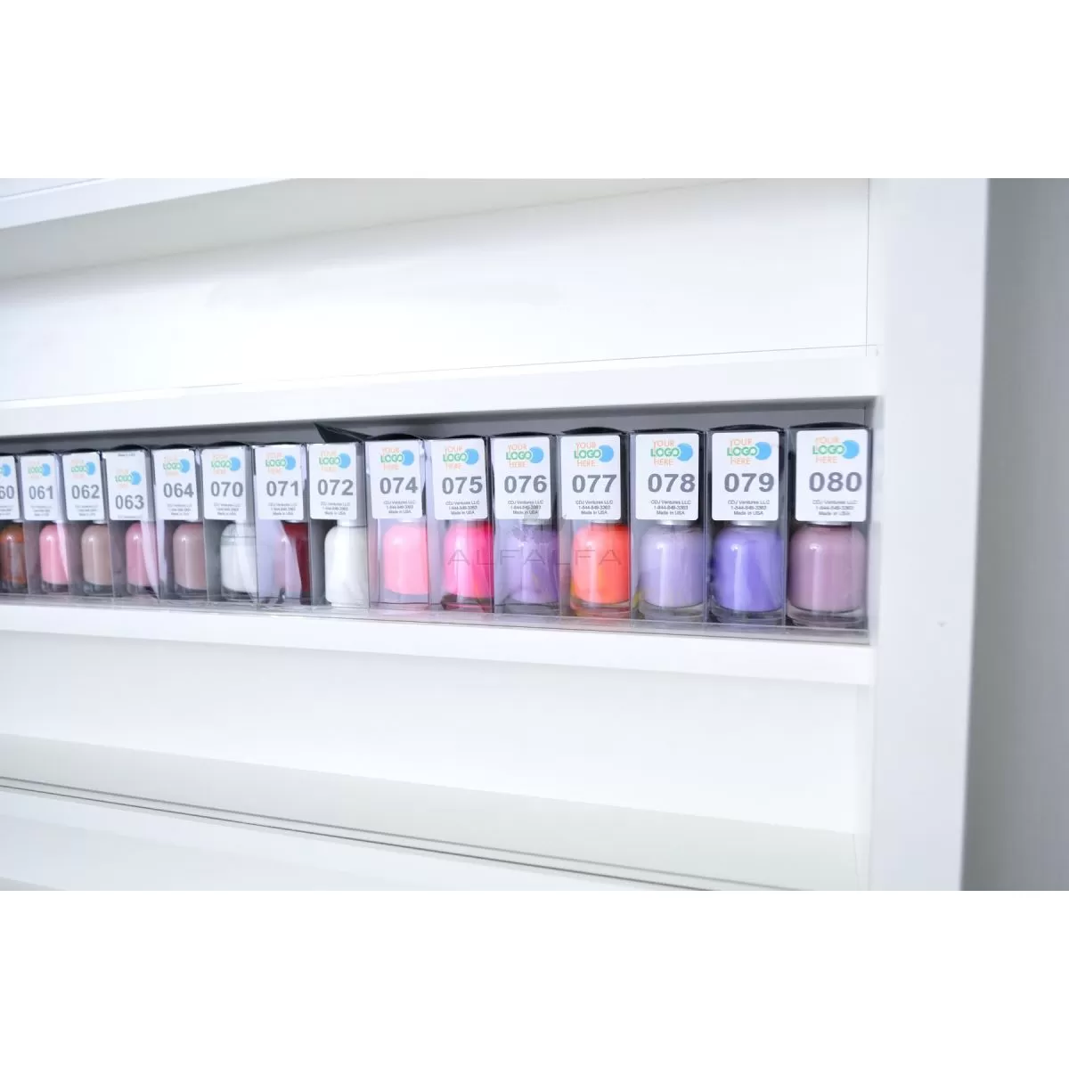 Luxus Color Stand Display - Gold